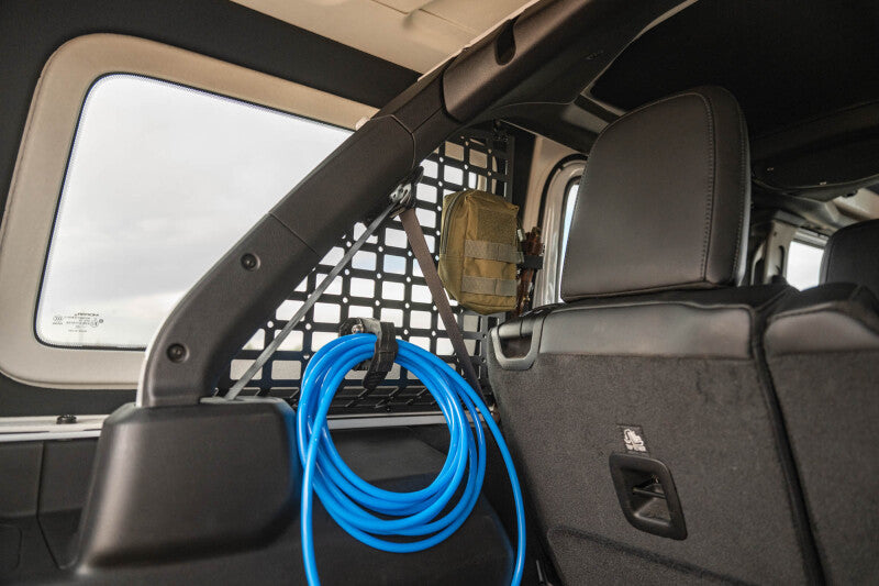 DV8 Offroad 18-25 Jeep Wrangler (JL) 4-Door Rear Window Pocketed Molle Panels