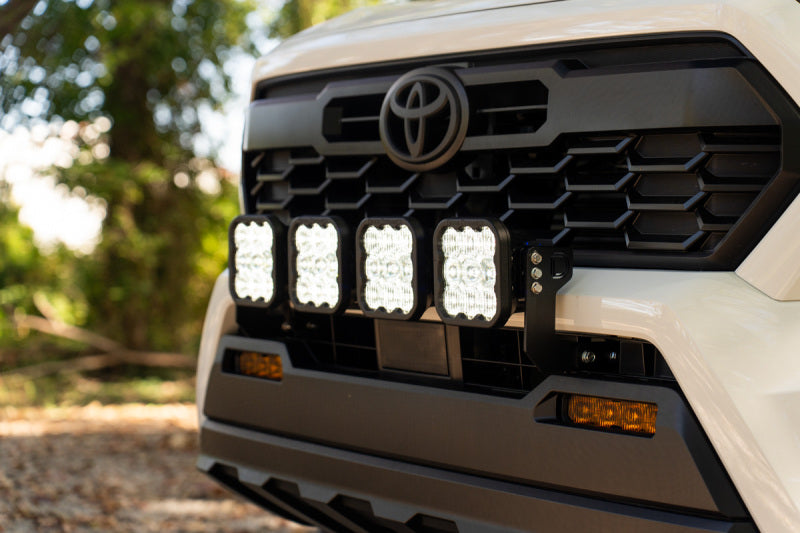 Diode Dynamics 2024 Toyota Tacoma SS5 Grille CrossLink Lightbar Kit - Sport White Combo