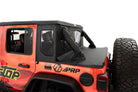 Bestop 18-26 Jeep Wrangler JL 4-Door Halftop Soft Top (Premium Black Twill)