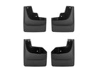 WeatherTech 2021+ Ford F-150 Raptor (Incl. 37 Perf. Pkg) No Drill Front & Rear Mudflaps - Black