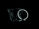 ANZO 2005-2009 Ford Mustang Crystal Headlights w/ Halo Black (CCFL)