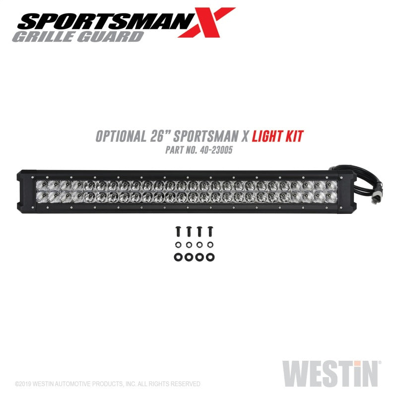 Westin 19-21 Chevy 1500 Sportsman X Grille Guard - Textured Black (Excl. 2019 Silverado LD)