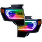 Oracle Ford F-150/Raptor 09-14 Perimeter Halo Kit - ColorSHIFT w/o Controller