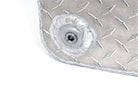 Dee Zee Universal Tanks - Auxiliary Short Rectangle Brite-Tread Aluminum