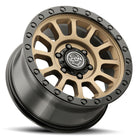 ICON Hulse 17x8.5 / 6x5.5 / 25mm / 5.75in BS Satin Bronze w/ Gloss Black Lip