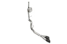 Corsa 2021-2025 Ford F-150 SuperCrew/6.5in Bed 5.0L V8 Xtreme Cat-Back Dual Side Exit-Black PVD