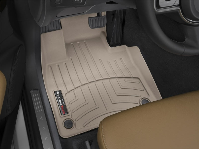 WeatherTech 2016+ Volvo XC90 Front FloorLiner - Tan
