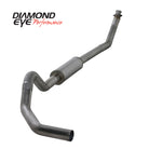 Diamond Eye KIT 4in Turbo Back MFLR RPLCMENT PIPE SGL SS: 98.5-02 DODGE CUMMINS 5.9L