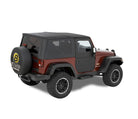 Bestop 07-18 Jeep Wrangler JK Full Fabric Doors (Front Doors Black Twill)