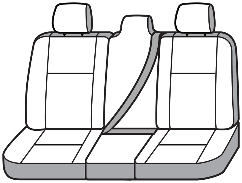 Covercraft 14-18 Chevrolet Silverado/GMC Endura PrecisionFitFront Row Seat Covers - Charcoal/Blk