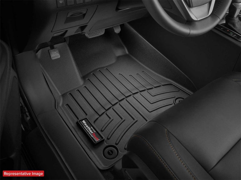 WeatherTech 2015+ Chevrolet Colorado/GMC Canyon Extended Cab w/ Vinyl Floors Rear FloorLiner - Black