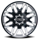 Cali Off-Road 9115D Invader Dually 22x8.25 / 8x200 BP / 115mm Offset / 142mm Hub Chrome Wheel
