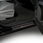Putco 2020 Chevy Silv LD/HD Double/Regular Cab w/ Bow Tie Etching (2pcs) Black Platinum Door Sills