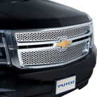 Putco 01-02 Chevrolet Silverado LD Punch Stainless Steel Grilles