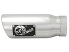 aFe MACH Force-Xp Universal Exhaust Tip 3-1/2Inlet x 4-1/2IN Outlet x 12IN L Polished Left Side Exit