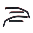 Westin 2007-2014 Chevy Silverado 2500/3500 Extended Cab In-Channel Wind Deflector 4pc - Smoke