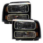 Oracle 05-07 Ford F-250/350 SMD HL - Black - ColorSHIFT w/ Simple Controller