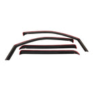 Westin 2014-2018 Chevy Silverado 1500 Crew Cab In-Channel Wind Deflector 4pc - Smoke