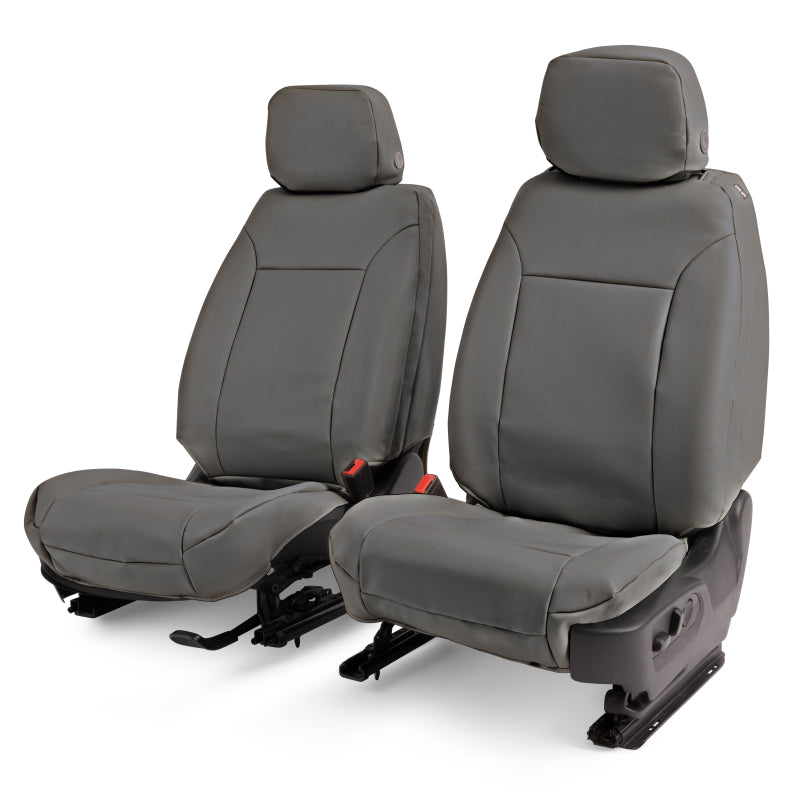 Covercraft 19-24 Chevrolet Silverado Leatherette PrecisionFit Custom Second Row Seat Covers - Stone