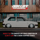 Air Lift Performance 85-02 Volkswagen Golf/Jetta/Corrado/Cabrio/Passat Front Air Suspension Kit