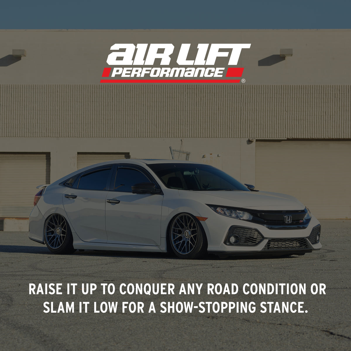 Air Lift Performance 16-21 Honda Civic 1.5T Front Air Suspension Kit
