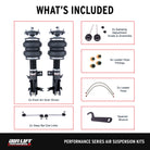 Air Lift Performance 12-15 Honda Civic Si/13-15 Acura ILX Front Air Suspension Kit