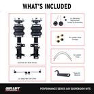 Air Lift Performance 14-15 Honda Civic Si/16-22 Acura ILX Front Air Suspension Kit