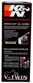 K&N 10-12 Harley-Davidson FLHXSE/FLSTSE / 11-12 FLHTCUSE / 11 FLTRUSE Replacement Air Filter