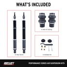 Air Lift Performance 16-21 Honda Civic 1.5T Rear Air Suspension Kit