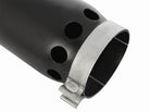 aFe MACHForce XP Cat-Back SS-304 5in Intercooled Exh Tip 5in In x 6in Outx16inL Bolt-On Right Blk