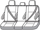 Covercraft Endura Waterproof Polyester SeatSaver Custom Second Row Seat Covers