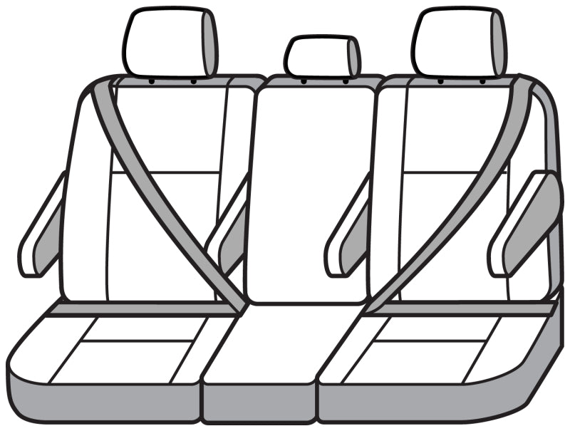 Covercraft 18-23 Honda Odyssey Waterproof Polyester SeatSaver Custom Second Row Seat Covers - Grey