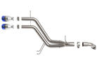 aFe Takeda 13-17 Hyundai Veloster L4-1.6L 2-1/2in 304 SS Axle-Back Exhaust w/ Blue Flame Tips