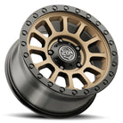 ICON Hulse 17x8.5 / 5x150 / 25mm / 5.75in BS Satin Bronze w/ Gloss Black Lip