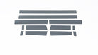 Putco 15-20 Ford F-150 Super Cab 6.5ft (4.25in Tall - 12pcs) Black Platinum Rocker Panels