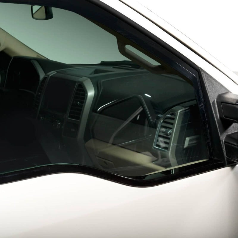 Putco 17-20 Ford SuperDuty - Reg Cab w/ Towing Mirrors (ABS Window Trim) Tinted Window Trim Accents