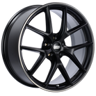 BBS CI-R 20x8.5 5x112 ET32 Satin Black Polished Rim Protector Wheel -82mm PFS/Clip Required
