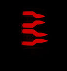 AlphaRex 97-03 Ford F150 / 99-16 Ford F250/F350/F450/F550 LUXX-Series LED Tail Lights - Alpha-Black