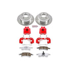 Power Stop 99-04 Jeep Grand Cherokee Rear Z26 Street Warrior Brake Kit w/Calipers