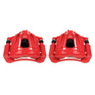 Power Stop 02-07 Jeep Liberty Front Red Calipers w/Brackets - Pair