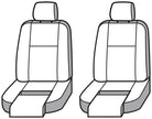 Covercraft 21-2024 Jeep Grand Endura PrecisionFit Custom Front Row Seat Covers - Tan/Tan