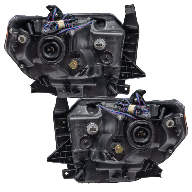 Oracle 14-17 Toyota Tundra SMD HL - Dual Halo Kit - ColorSHIFT w/ Simple Controller