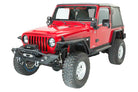 Fishbone Offroad 87-06 Jeep TJ/YJ Wrangler TJ/YJ Steel Front Bumper W/LEDs - Blk Textured Pawdercoat