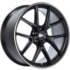 BBS CI-R 20x9.5 5x120 ET40 Satin Black Polished Rim Protector Wheel -82mm PFS/Clip Required