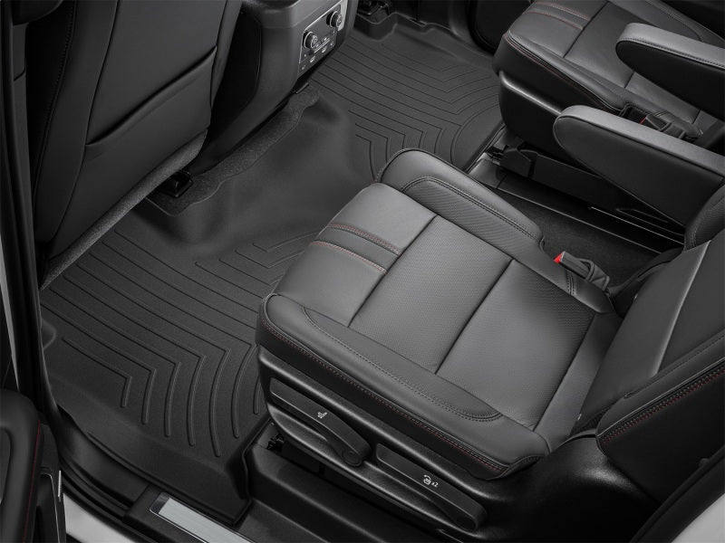 WeatherTech 2021+ Cadillac Escalade Rear FloorLiner HP - Black
