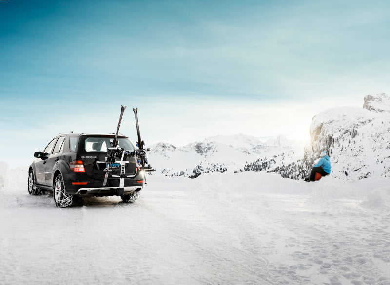 Thule Tram Ski/Snowboard Rack (Req. Thule Hanging Hitch Bike Rack to Mount) - Black/Silver