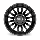 Cali Off-Road 9110D Summit Dually 22x8.25 / 8x210 BP / -192mm Offset / 154.2mm Hub Gloss Black Wheel