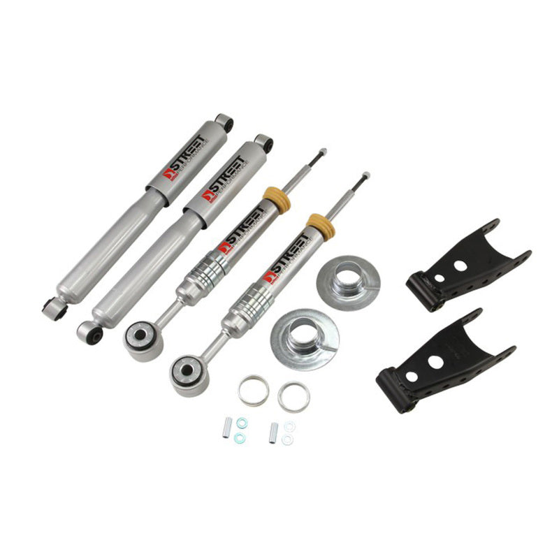 Belltech 09-13 Ford F150 (All Cabs) 4WD LOWERING KIT WITH SP SHOCKS (2in Rear Drop)
