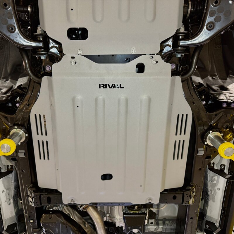 Rival 2024-Present Toyota Tacoma 4th Gen Hybrid Aluminum Transmission Skid Plate