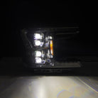 AlphaRex 18-20 Ford F-150 NOVA LED Proj Headlight Alpha Blk (14th Gen G2 Style)